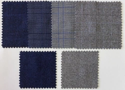 Wool and Viscose Blend Fabric for Business Wear, Sample Code 901