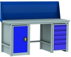 Heavy-Duty Workbench with Cabinet VSU