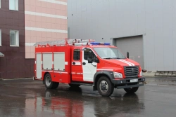 Fire Truck Tanker AC-(1.0-3.0)-?, Type 58811, Modification 58811B on GAZ-C42R33 Chassis
