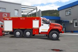 Fire Pump Station PNS-?, Type 58810, Modification 58810Y on Ural-5557 Chassis