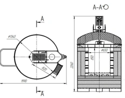 Shaft Electric Furnace SShZ 6.6/7 STC