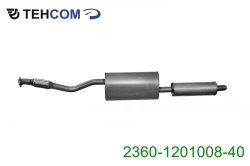 Exhaust Silencer with Resonator for ZMZ Engine 2360-1201008-40