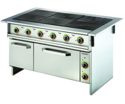 Electric Cooking Range for Food Service - Model S6F