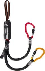 Via Ferrata Self-Checking Safety Set with Goose Carabiners (vnt 295 set 0049)
