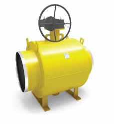 Full Bore Steel Ball Valve LD KSHCPR Gas DN300 PN2.5MPa with Reducer