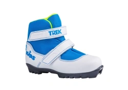 Kids Ski Boots TREK Kids2 White with Blue Logo S