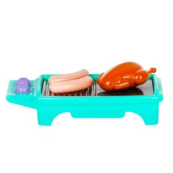 4-Piece Grill Playset (Grill, Chicken, 2 Sausages)