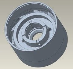 Support Device, RC D1000NX, Shaft 0.68 inches, FBH Type