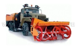 Snow Blower, Auger-Rotor Type for Airports and Roads