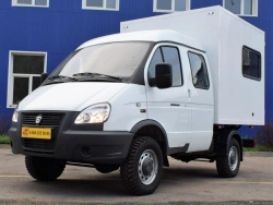 Gasoline-powered trucks for hazardous cargo up to 3.5 tons, models 5796R1, 5796R6, 5796RB on GAZ chassis 2310, 23107, 231073