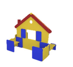 Decorative Children's Play Corner "On the Bench" Dm654