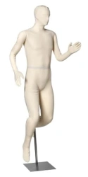 Flexible Male Mannequin Mus-M, White