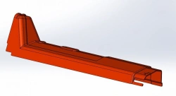 Right Front Pillar Trim for Tractor Cabin - PD 2375.67.06.011