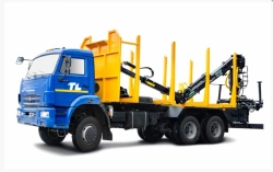 Truck with Loader Crane GM 6377W4-10 on KamAZ 65115 Chassis