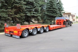 Low-Profile Four-Axle Semi-Trailer 994294 for Commercial Use