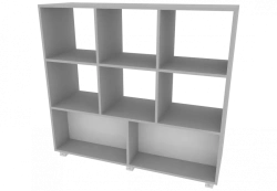 Open Two-Sided Shelf 1189x380x1104mm