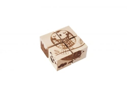 Wooden Cubes "Sea Animals" - Educational Toy for Kids