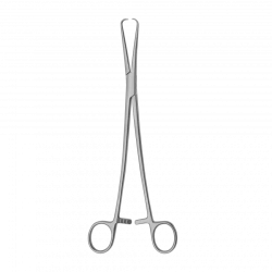 Straight Uterine Forceps TSH-04-037-25 for Retracting the Uterus, 250mm