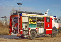 Fire Truck Water Tanker AC-3.2-40/4 (43253) Model 001U-MS with Enhanced Specifications