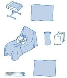 Sterile Disposable Surgical Linen Set "ZDRAVMEDTECH" TU 9398-003-38957094-2005