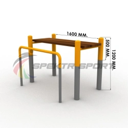 Workout Bench for Abs with Foot Support SP WRK-34E 76mm