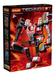 Bauer TechnoBot Developmental Building Toy Set with Large Robot and Pilot