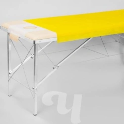 Massage Chair Disposable White Wipes 40x40 cm with Hole, 50 pcs/pack, Article 01-609