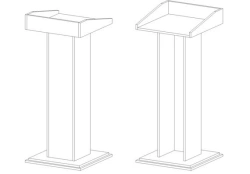 Floor Lectern for Educational Spaces
