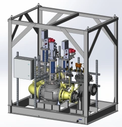 Natural Gas Supply and Regulation Block QN=13.12 PN=25 DN=150