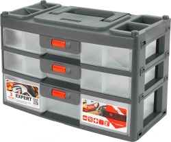 Universal Storage Set for Small Items with Handle - 3 Sections