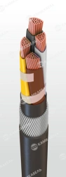 Power Cable with Copper Conductors and Cross-linked Polyethylene Insulation, 0.66/1 kV, PvkShv Model