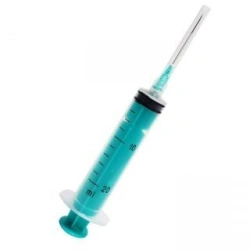 Sterile Single-Use 3-Part Syringe 20ml with Luer-Lok Tip