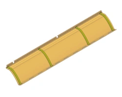 Front Left Ceiling Panel for LiAZ Bus 529222 - 529222-5702219-10