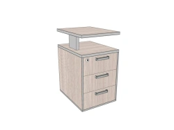 Drawer Unit with Lock, Dimensions 430*554*750 mm, Model AsTP-3.z