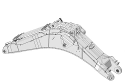 Excavator Boom PC-2000-8 Boom-200.87 Heavy Duty Equipment