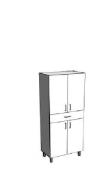 Laboratory Cabinet with Pull-Out Drawer