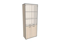 Tall and Wide Glass Shelf Unit 776*402*1980 mm AsSSHS-3