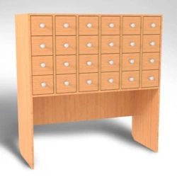 Reader Form Storage Cabinet for Organizing Library Documents