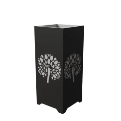 Outdoor Trash Bin with Galvanized Steel Frame LG1058