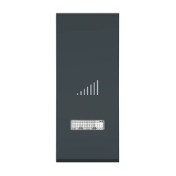 LED Dimmer Switch Caduceus Aling Mode 200W 230V, Anthracite, Art. 6674.A