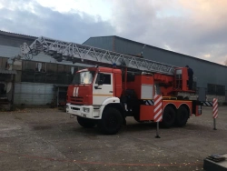 Fire Truck Ladder AL-30 on KAMAZ-43118 Chassis