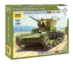 Soviet Light Tank T-26 Model Kit (1933 Edition)