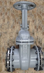 Steel Wedge Gate Valve with Rising Spindle and Handwheel PN 1.6 MPa DN 300