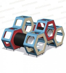 Themed Children's Play Complex for Ages 4-8 - Romana 115.10.00