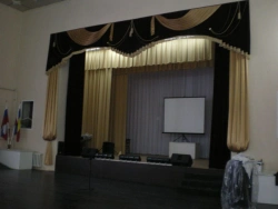 Aesthetic Stage Backdrop Curtain for Elegant Presentation
