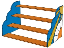 Daisy Craft Display Stand for Preschool - Model SJ10