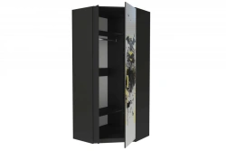 Batman LD.519050.000 M Corner Cabinet Facade (White/Black)