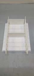Modular Conveyor Belt ML5068 POM (xx X xx mm; Divider Height H=xx mm; Side Stop H=xx mm)