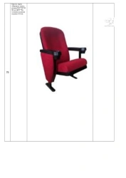 Forward Cinema Chair, Size: 540×610/700×980 mm, Seat Cushion Thickness: 110 mm