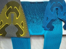 High-Density Polyester Footwear Fabric with PU and MVO - Art. 300171
